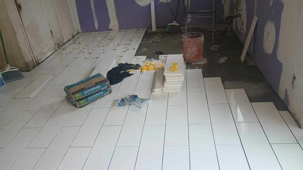 Tile work in progress by IBR Saldana